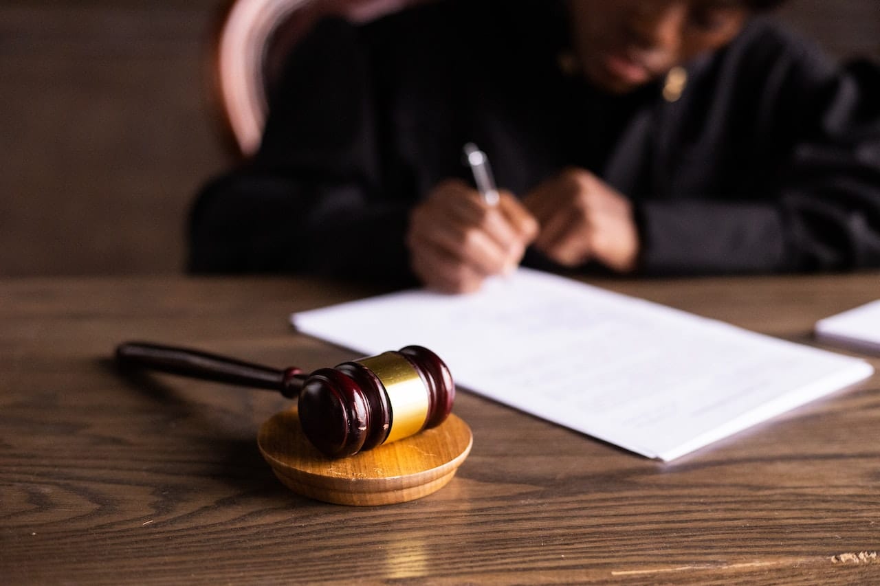 judge holding gavel